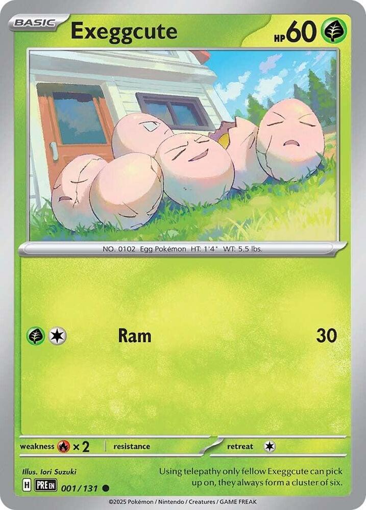 Exeggcute (001/131) [Scarlet & Violet: Prismatic Evolutions] | Good Games Cannington