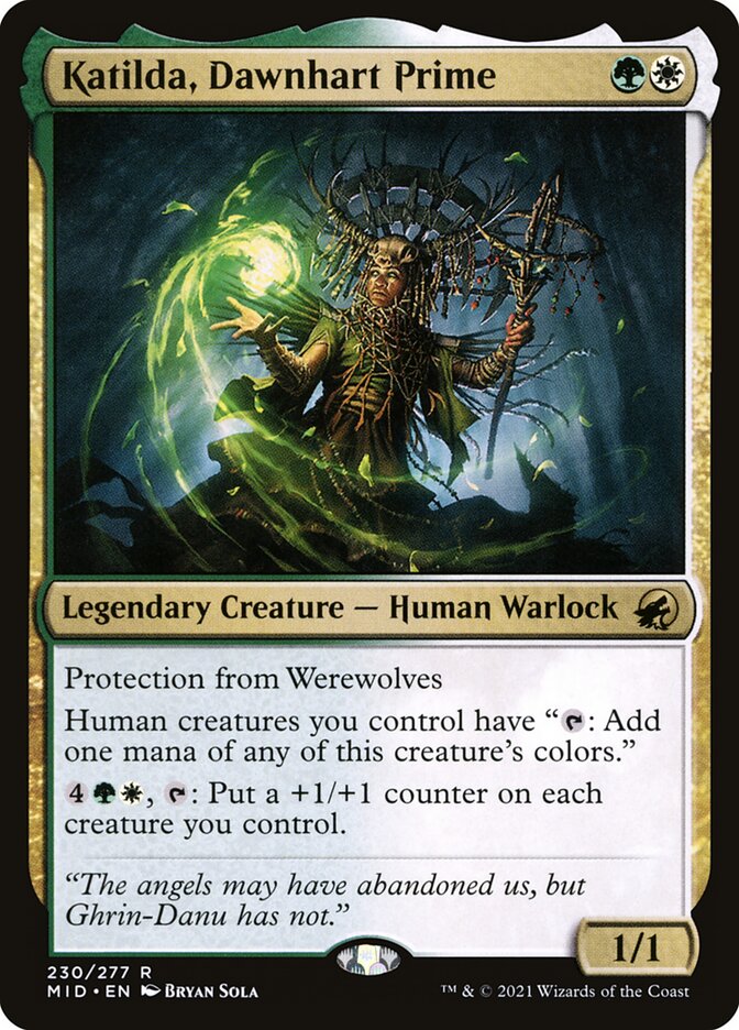 Katilda, Dawnhart Prime 230/277 (Innistrad: Midnight Hunt)  | Good Games Cannington