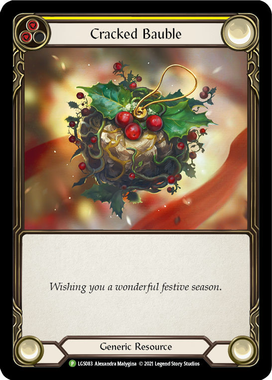 Cracked Bauble (Holiday 2021) [LGS083] (Promo)  Cold Foil | Good Games Cannington