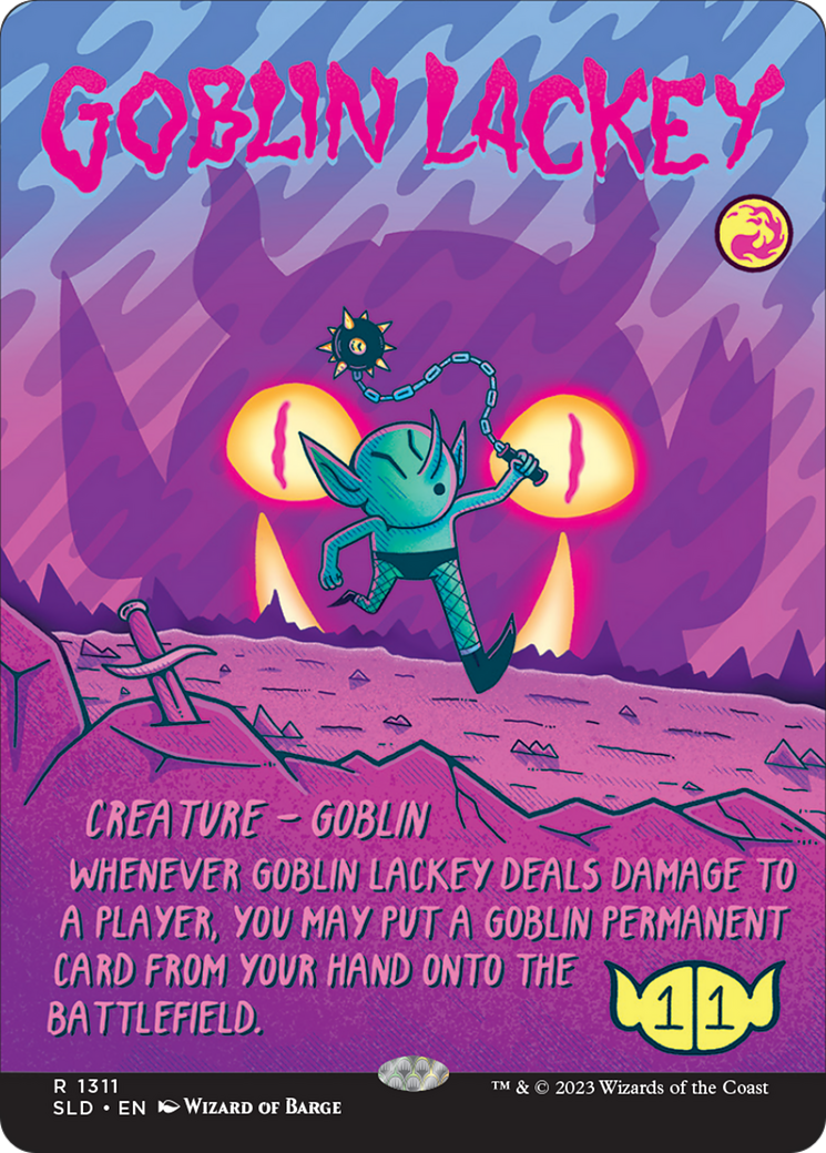 Goblin Lackey (1311) (Rainbow Foil) [Secret Lair Drop Series] | Good Games Cannington