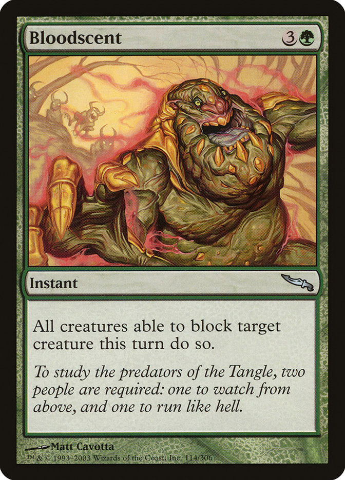 Bloodscent 114/306 (Mirrodin)  | Good Games Cannington
