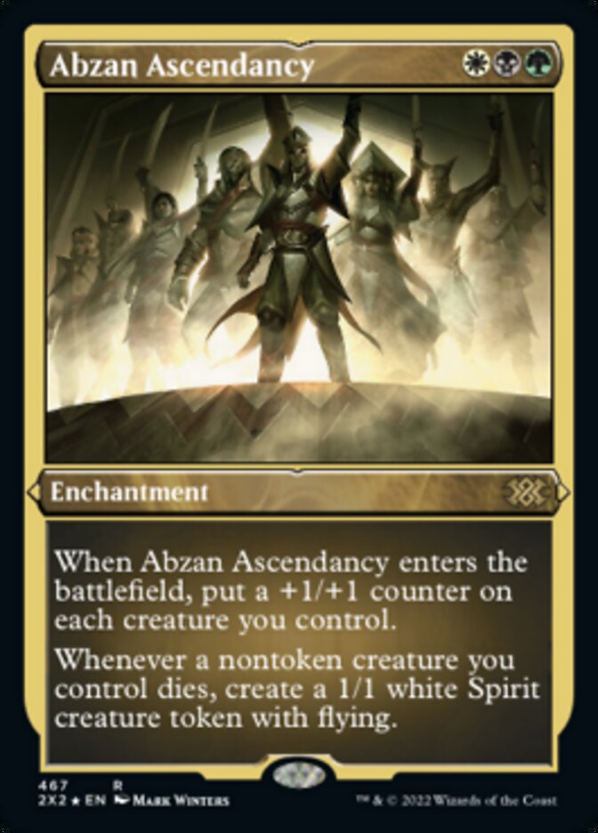 Abzan Ascendancy (Foil Etched) [Double Masters 2022] | Good Games Cannington