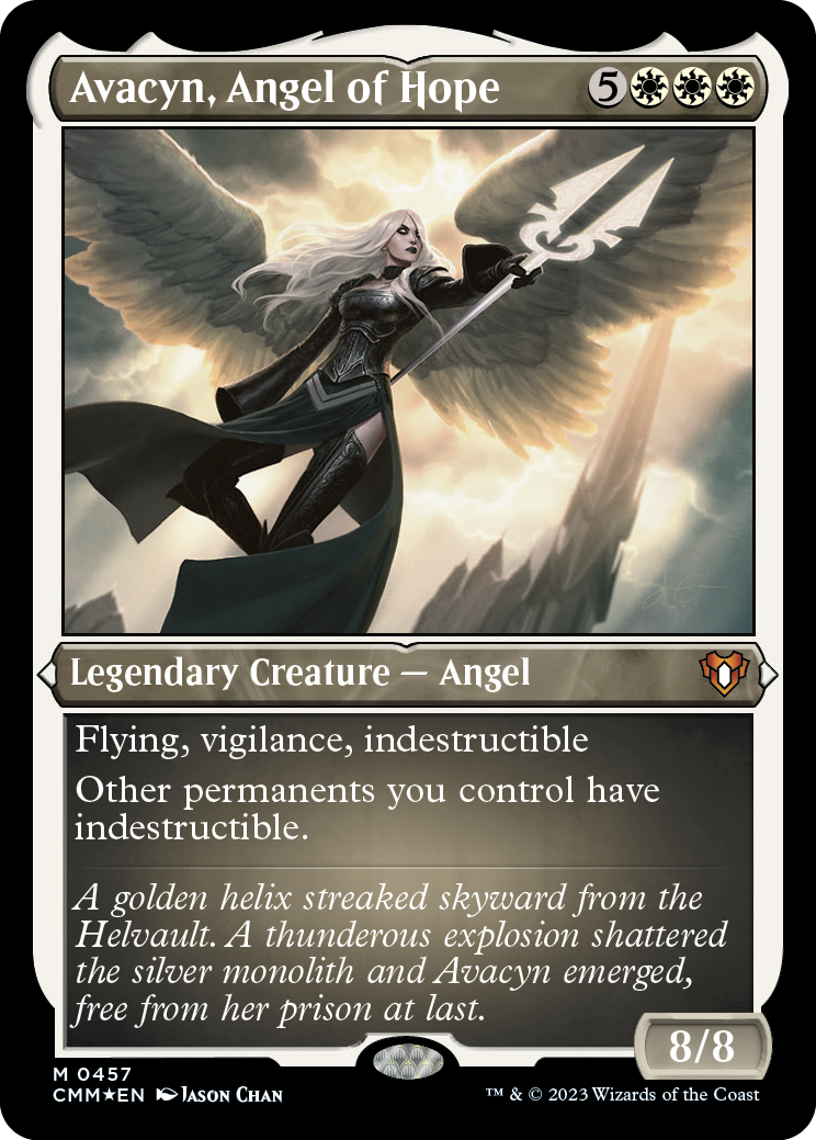 Avacyn, Angel of Hope (Foil Etched) [Commander Masters] | Good Games Cannington