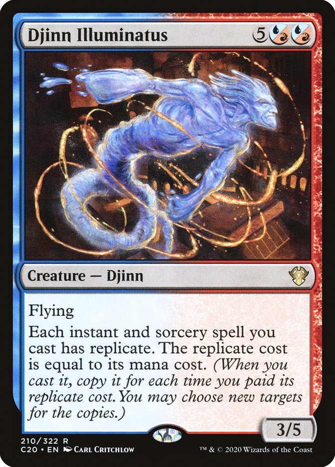 Djinn Illuminatus 210/322 (Commander 2020)  | Good Games Cannington
