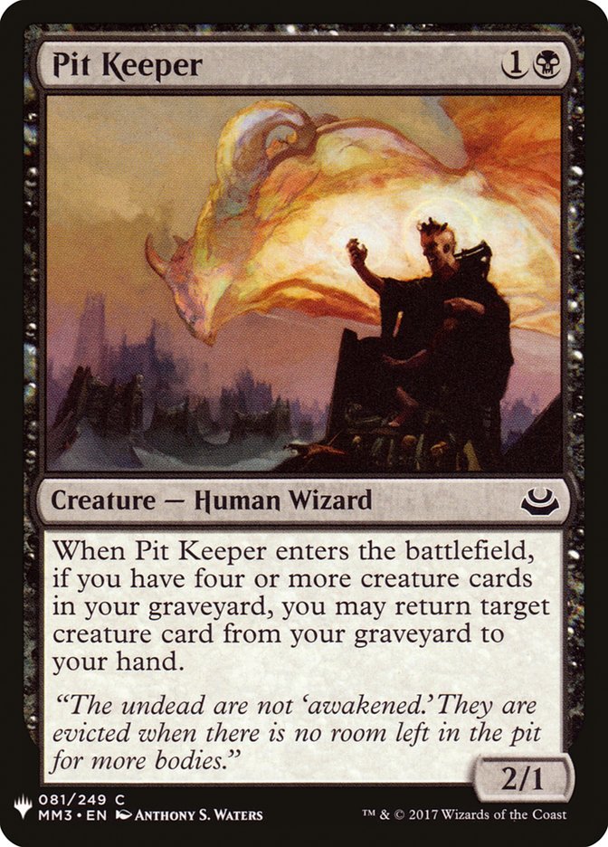 Pit Keeper [Mystery Booster] | Good Games Cannington