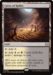 Caves of Koilos [Duskmourn: House of Horror Commander] | Good Games Cannington