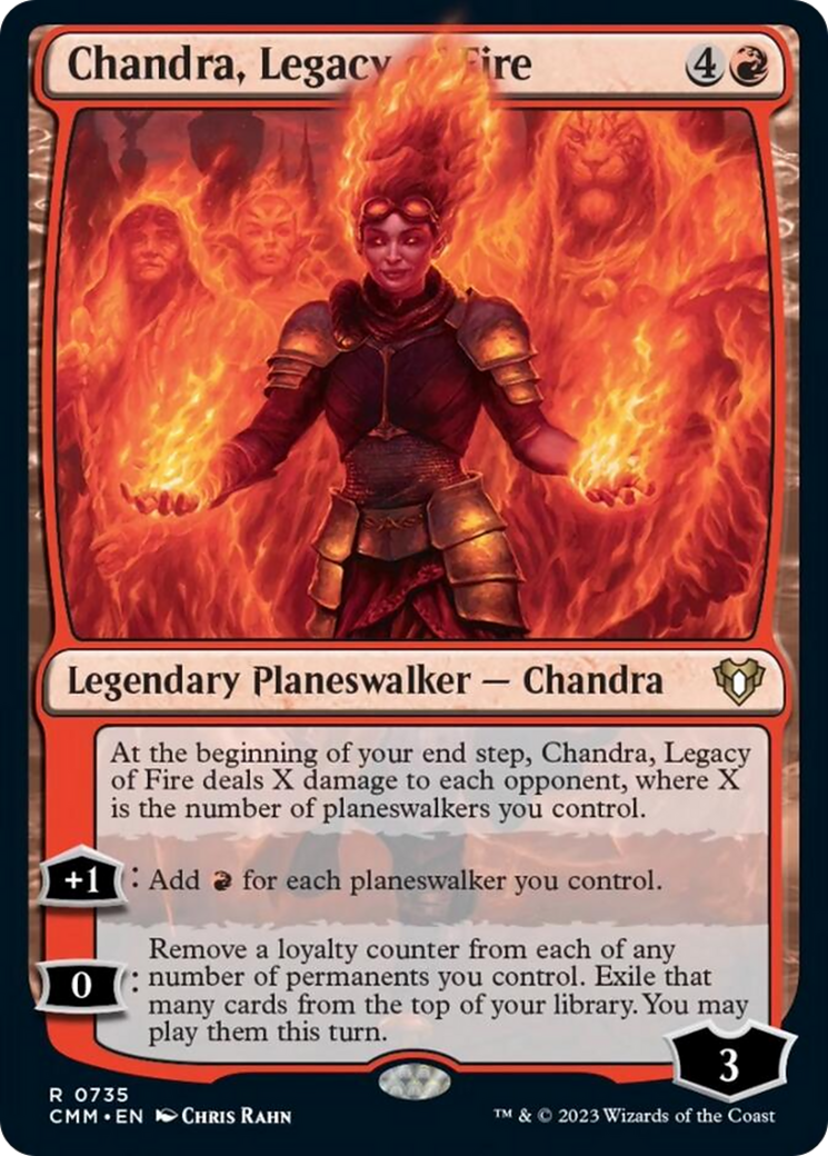 Chandra, Legacy of Fire [Commander Masters] | Good Games Cannington