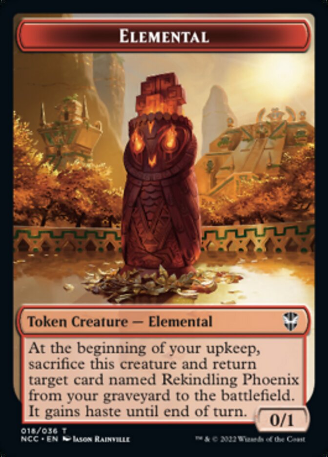 Elemental (018) // Copy Double-Sided Token [Streets of New Capenna Commander Tokens] | Good Games Cannington