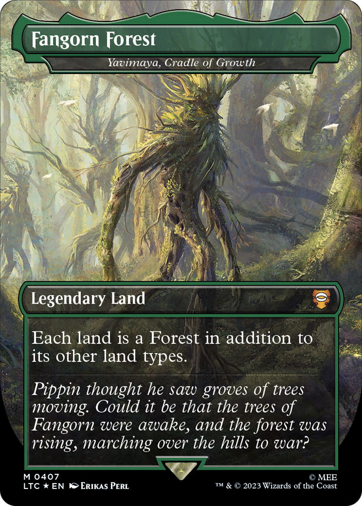 Fangorn Forest - Yavimaya, Cradle of Growth (Surge Foil Realms and Relics) [The Lord of the Rings: Tales of Middle-Earth Commander] | Good Games Cannington