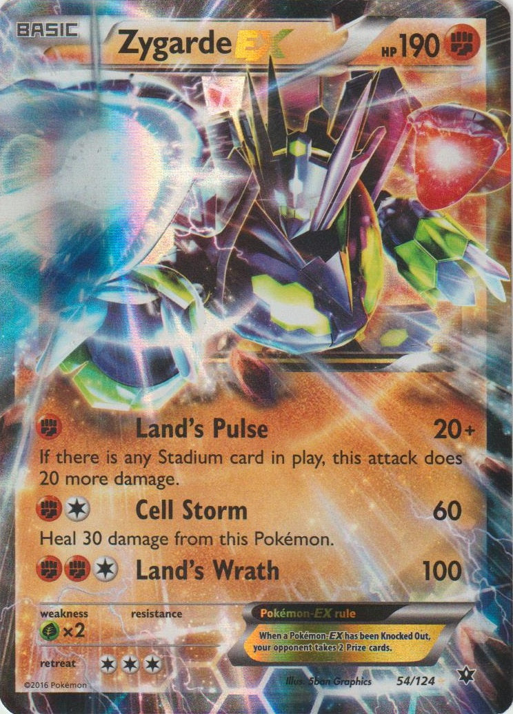 Zygarde EX (054/124) (Jumbo Card) [XY: Fates Collide] | Good Games Cannington