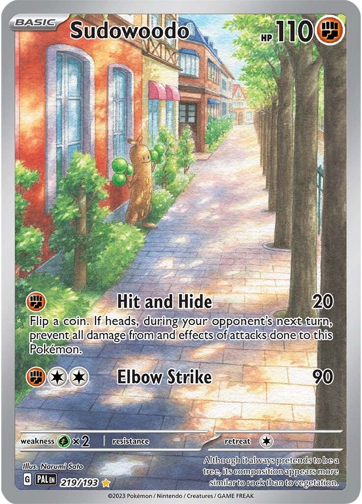 Sudowoodo (219/193) [Scarlet & Violet: Paldea Evolved] | Good Games Cannington