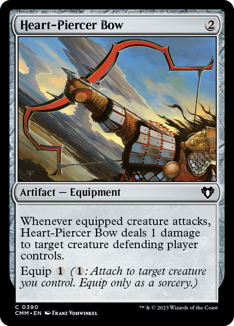 Heart-Piercer Bow [Commander Masters] | Good Games Cannington