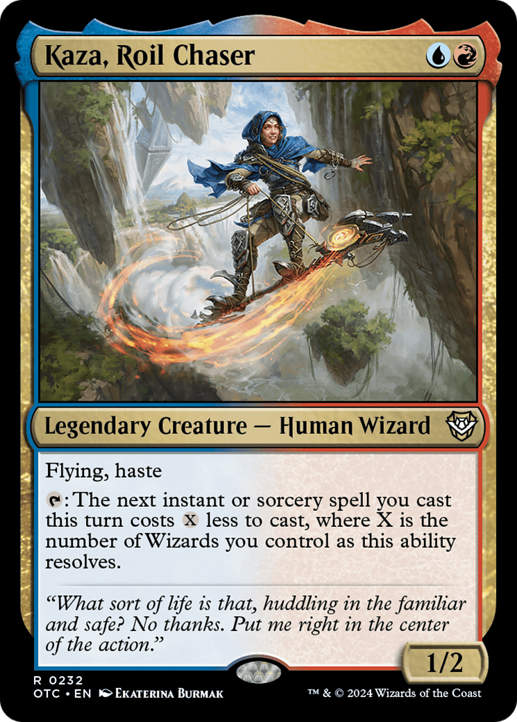 Kaza, Roil Chaser [Outlaws of Thunder Junction Commander] | Good Games Cannington