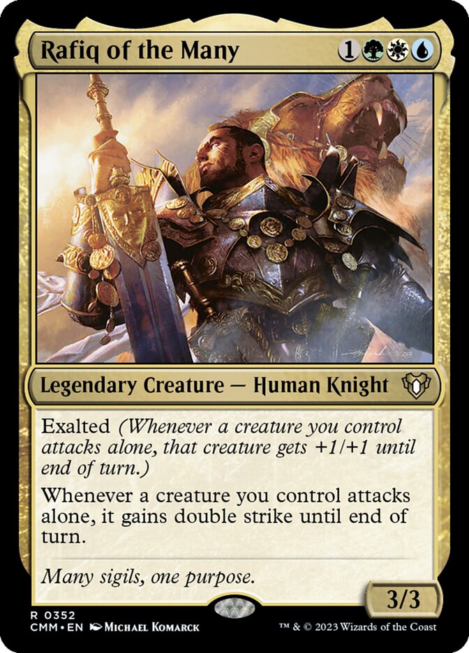 Rafiq of the Many 352 (Commander Masters)  | Good Games Cannington