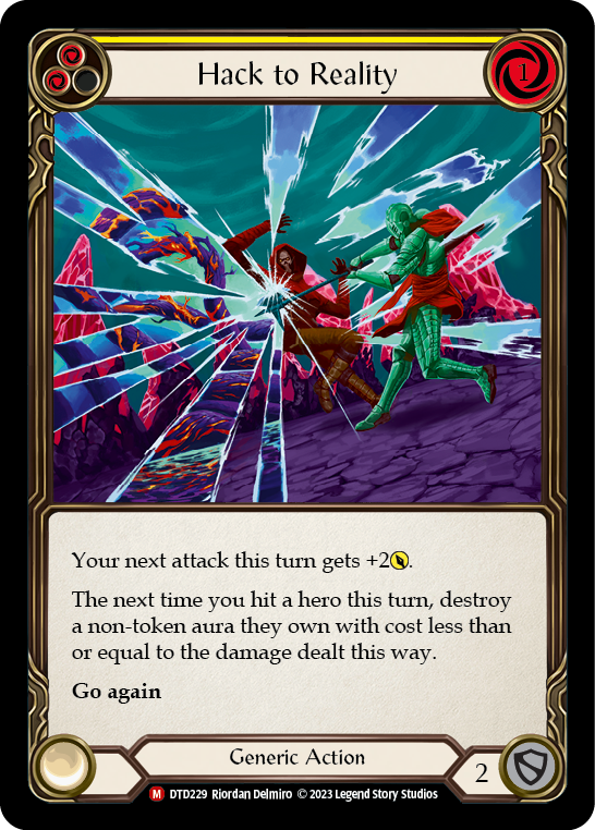 Hack to Reality [DTD229] (Dusk Till Dawn)  Rainbow Foil | Good Games Cannington