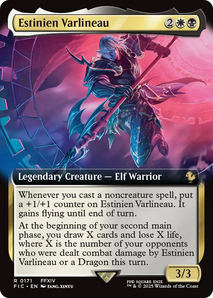 Estinien Varlineau (Extended Art) [FINAL FANTASY Commander] | Good Games Cannington