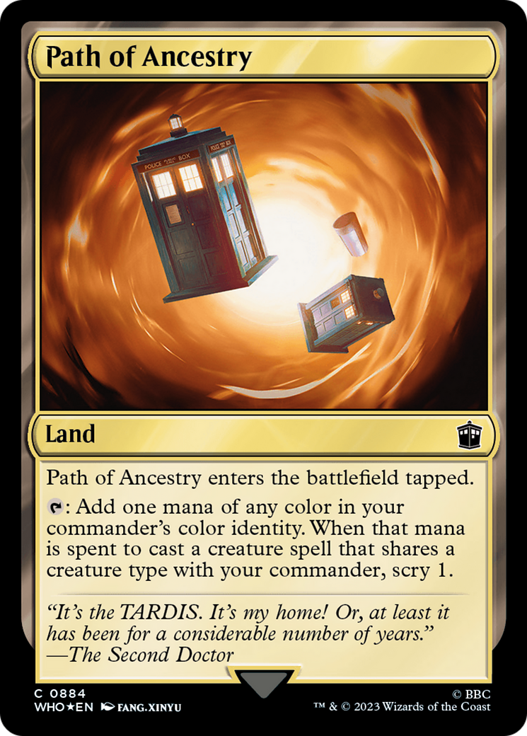 Path of Ancestry (Surge Foil) [Doctor Who] | Good Games Cannington