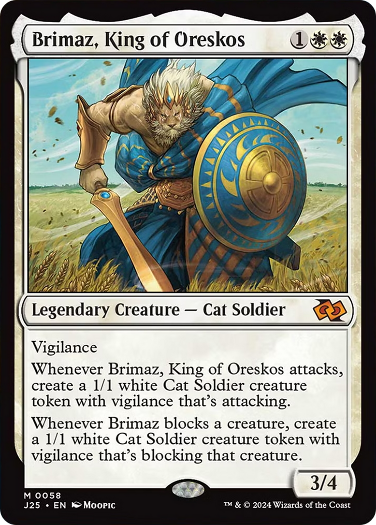Brimaz, King of Oreskos (Anime) [Foundations Jumpstart] | Good Games Cannington