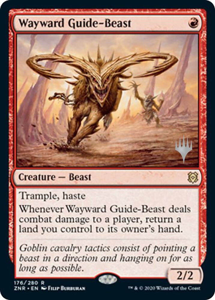 Wayward Guide Beast 176 (Promo Pack: Zendikar Rising)  | Good Games Cannington