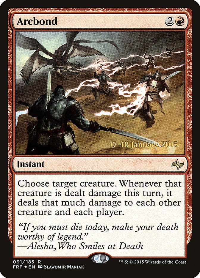 Arcbond [Fate Reforged Prerelease Promos] | Good Games Cannington