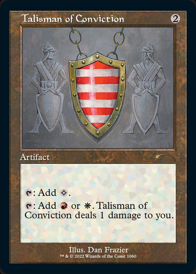 Talisman of Conviction (Foil Etched) [Secret Lair Drop Series] | Good Games Cannington