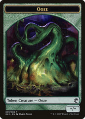Ooze // Frog Lizard Double-Sided Token [Ravnica Allegiance Guild Kit Tokens] | Good Games Cannington