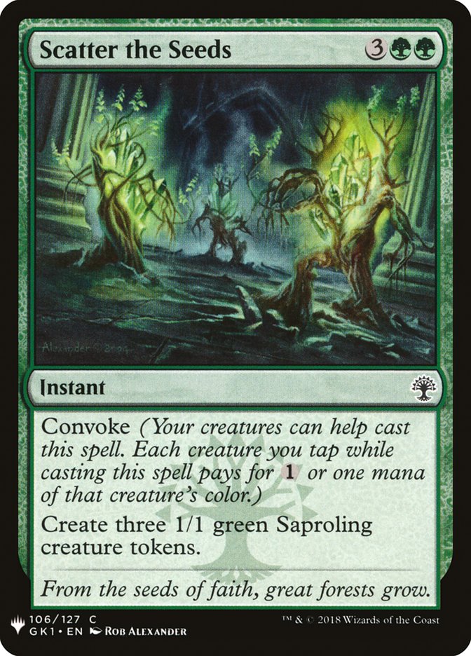 Scatter the Seeds [Mystery Booster] | Good Games Cannington