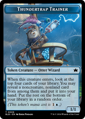 Snail // Thundertrap Trainer Double-Sided Token [Bloomburrow Tokens] | Good Games Cannington