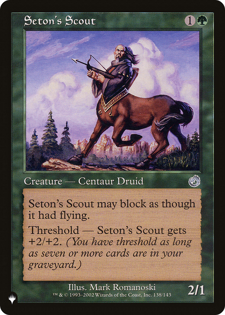 Seton's Scout [The List] | Good Games Cannington