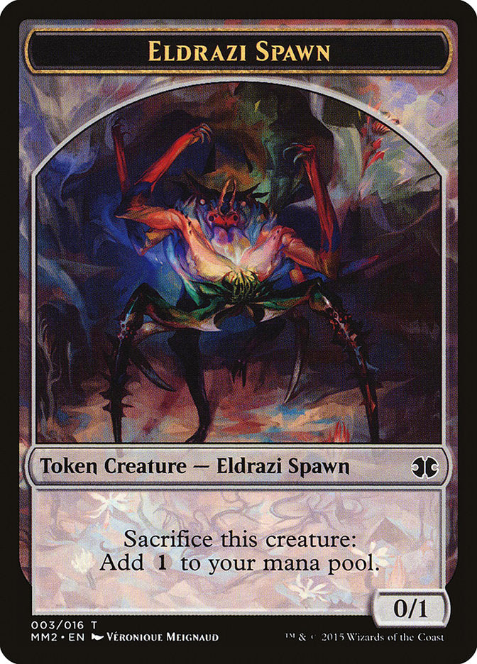 Eldrazi Spawn Token (003/016) [Modern Masters 2015 Tokens] | Good Games Cannington