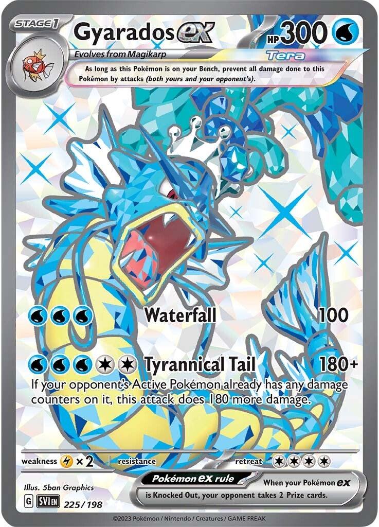 Gyarados ex (225/198) [Scarlet & Violet: Base Set] | Good Games Cannington