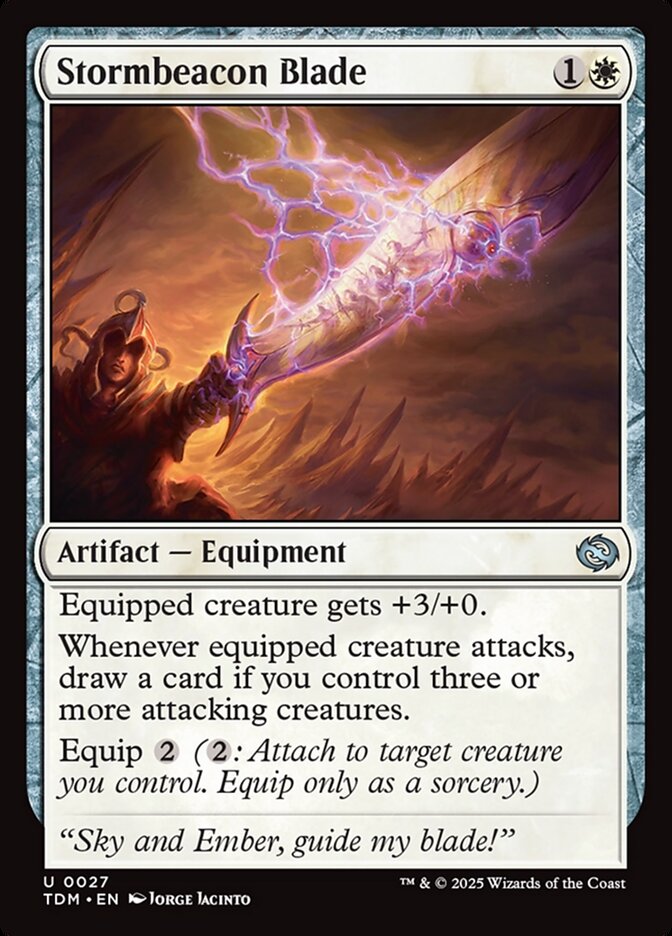 Stormbeacon Blade 27 (Tarkir: Dragonstorm)  - Foil | Good Games Cannington