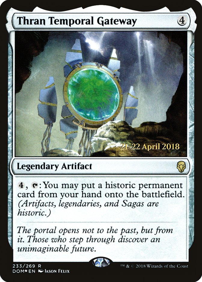 Thran Temporal Gateway [Dominaria Prerelease Promos] | Good Games Cannington