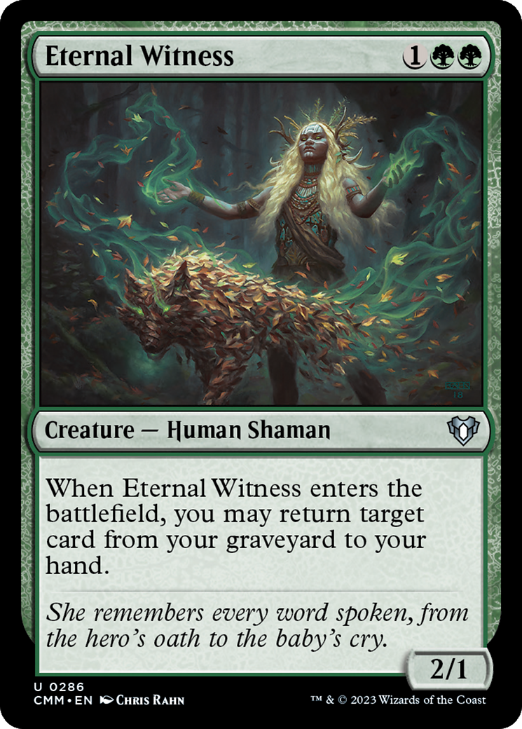 Eternal Witness [Commander Masters] | Good Games Cannington