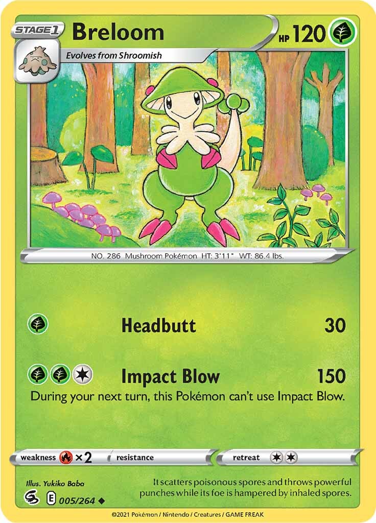 Breloom (005/264) [Sword & Shield: Fusion Strike] | Good Games Cannington