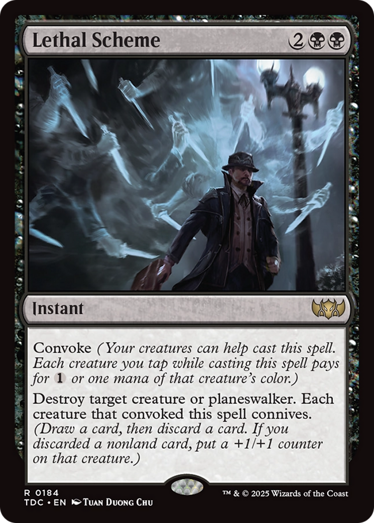 Lethal Scheme [Tarkir: Dragonstorm Commander] | Good Games Cannington