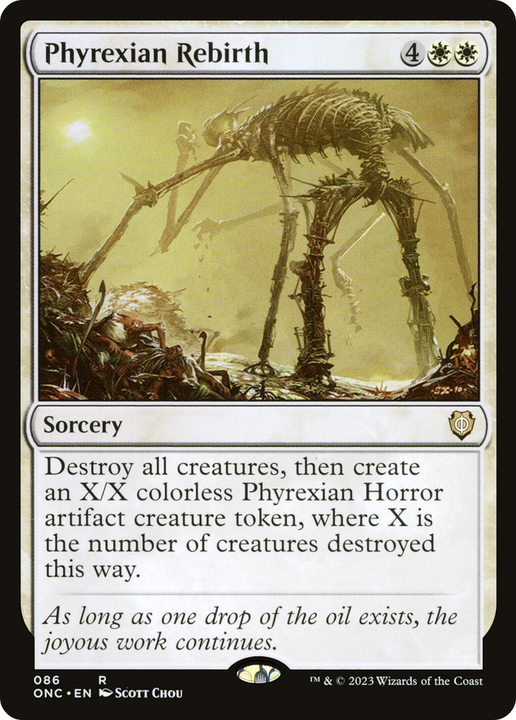 Phyrexian Rebirth [Phyrexia: All Will Be One Commander] | Good Games Cannington