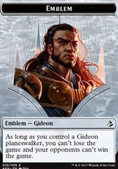 Gideon of the Trials Emblem // Zombie Double-Sided Token [Amonkhet Tokens] | Good Games Cannington