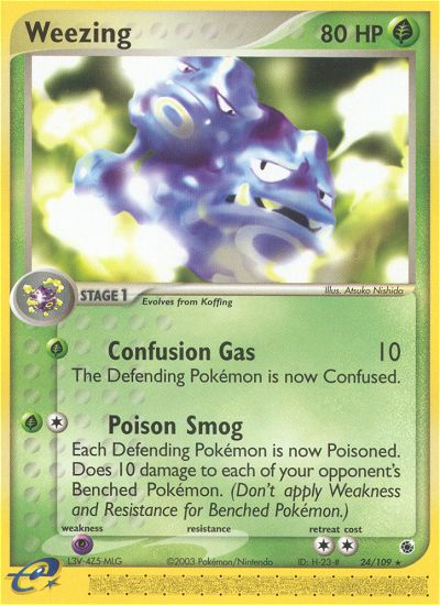 Weezing (24/109) [EX: Ruby & Sapphire] | Good Games Cannington