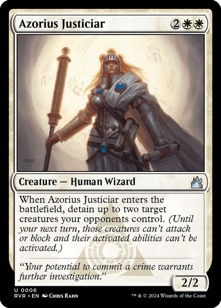 Azorius Justiciar 6/291 (Ravnica Remastered)  | Good Games Cannington