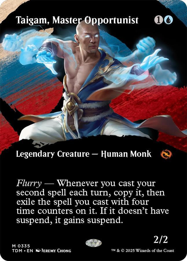 Taigam, Master Opportunist 335 (Tarkir: Dragonstorm)  - Borderless | Good Games Cannington