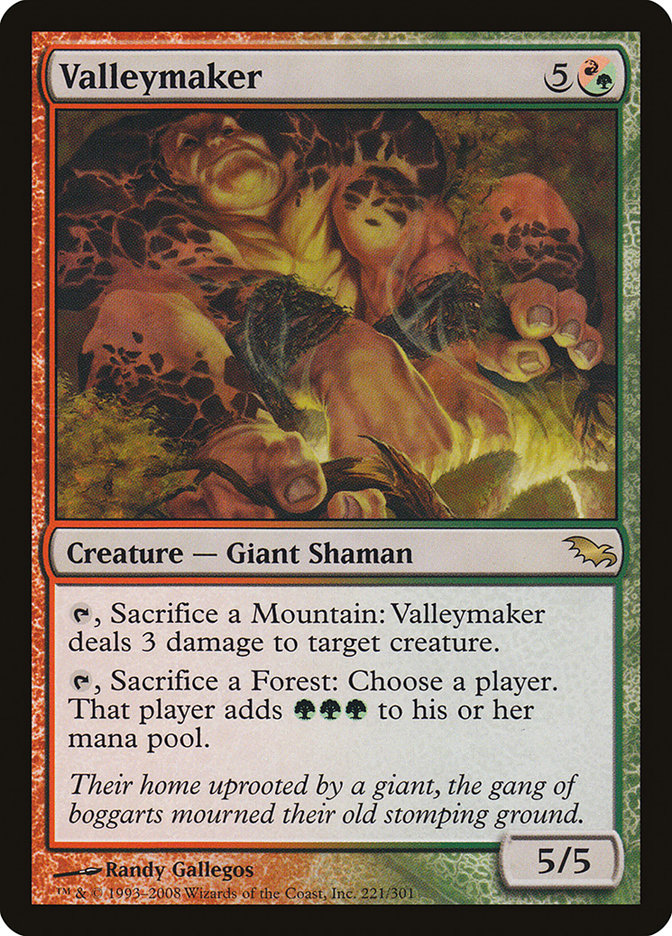 Valleymaker 221/301 (Shadowmoor)  | Good Games Cannington