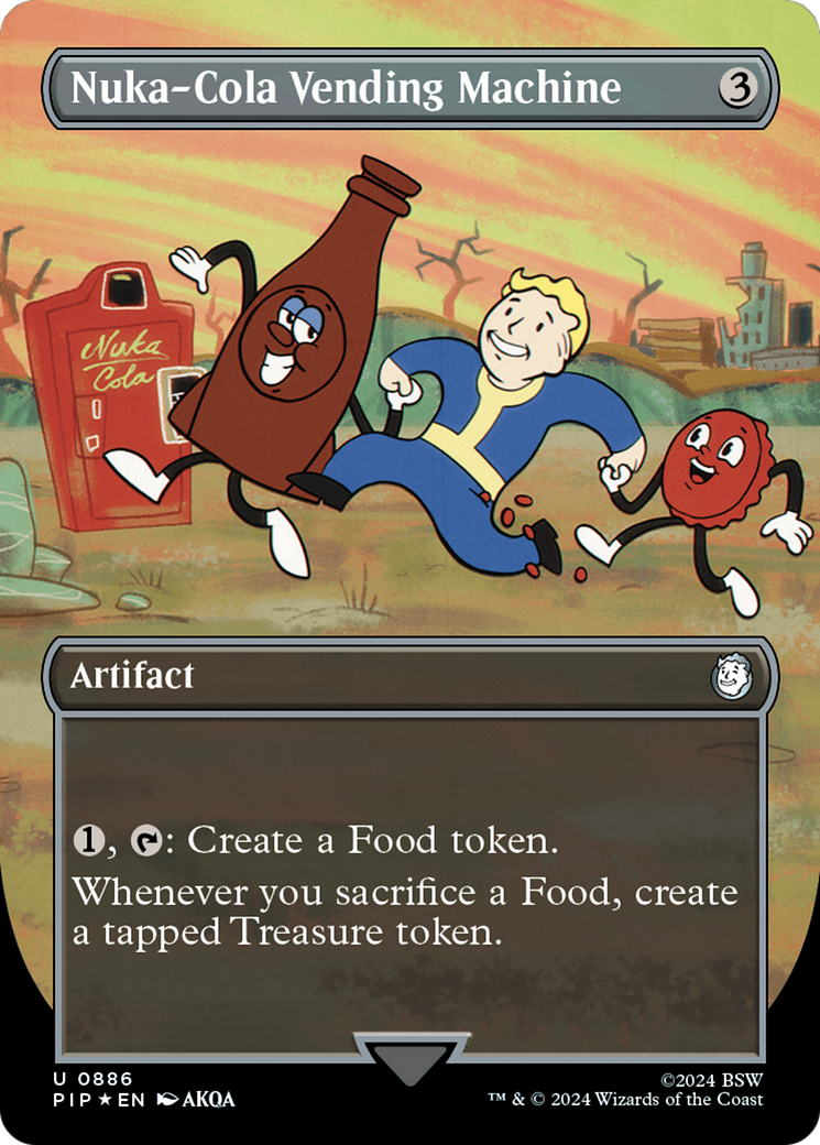 Nuka-Cola Vending Machine (Borderless) (Surge Foil) [Fallout] | Good Games Cannington