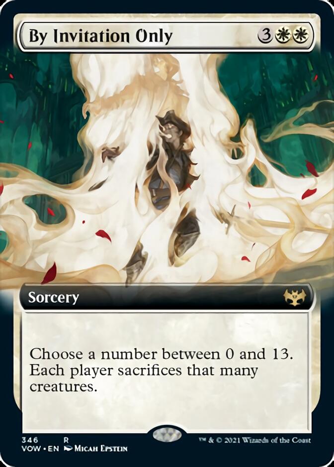 By Invitation Only (Extended Art) [Innistrad: Crimson Vow] | Good Games Cannington