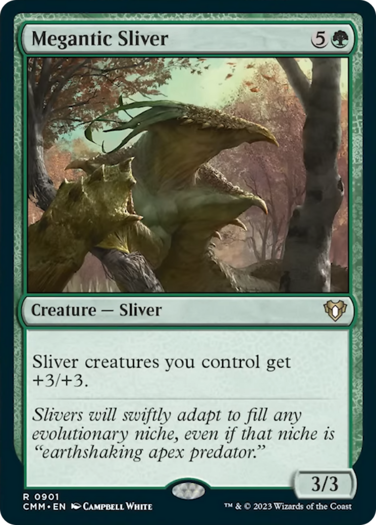 Megantic Sliver [Commander Masters] | Good Games Cannington