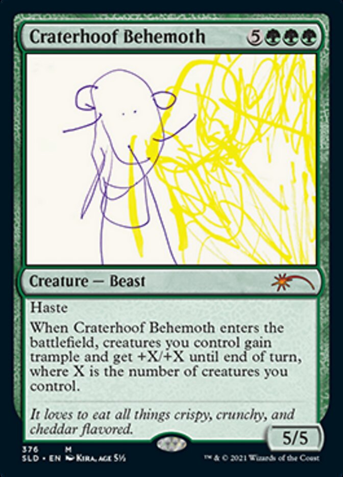 Craterhoof Behemoth (376) [Secret Lair Drop Series] | Good Games Cannington