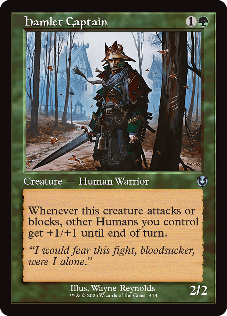 Hamlet Captain (Retro Frame) [Innistrad Remastered] | Good Games Cannington
