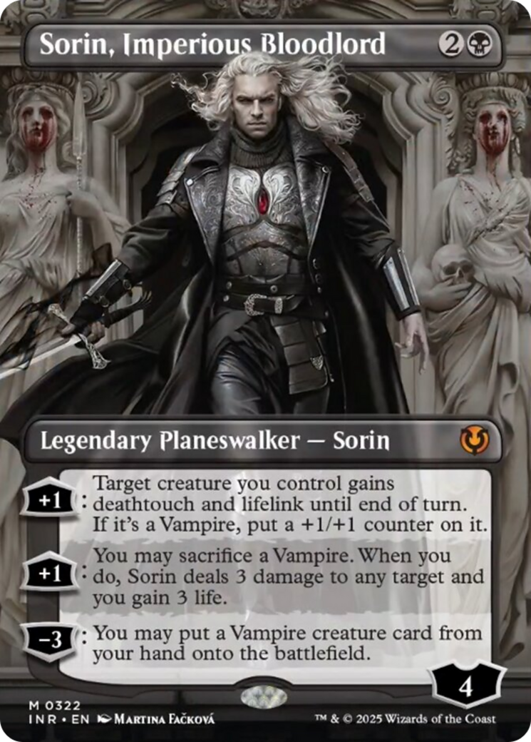 Sorin, Imperious Bloodlord (Borderless) [Innistrad Remastered] | Good Games Cannington