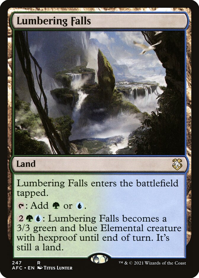 Lumbering Falls 247/62 (Commander: Adventures in the Forgotten Realms)  | Good Games Cannington