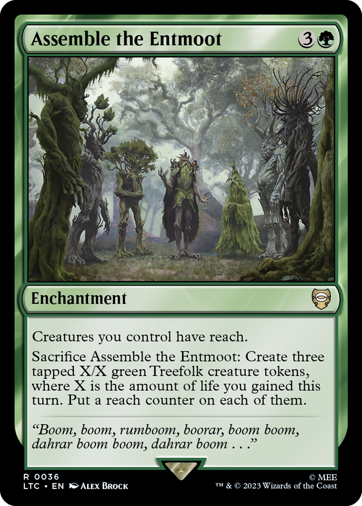 Assemble the Entmoot [The Lord of the Rings: Tales of Middle-Earth Commander] | Good Games Cannington